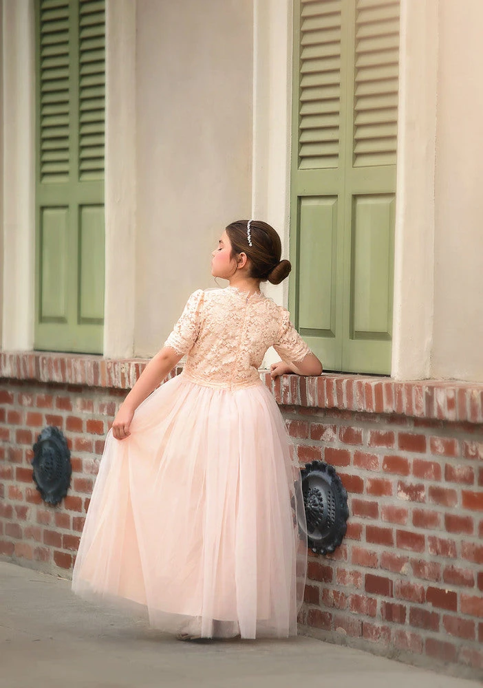 HARMONY GOWN PEACHY PINK 5 HARMONY GOWN PEACHY PINK - Image 3