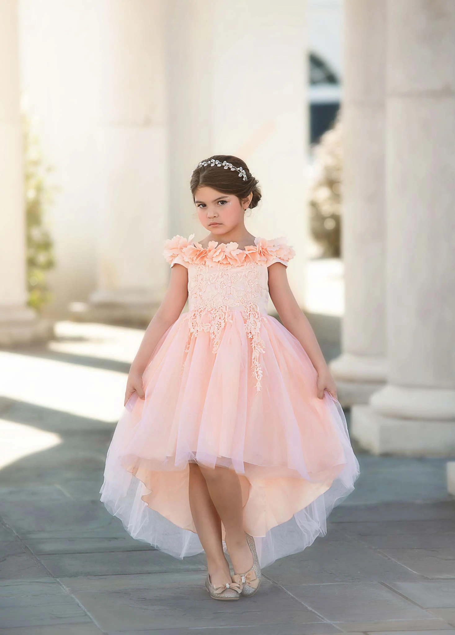 BELLE GOWN PEACHY PINK 3 BELLE GOWN PEACHY PINK