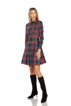TRACY EMBROIDERED COLLAR TARTAN DRESS -Clothing Promotion Store 139 4 d641a6fc 3006 4ff8 adcf 3a26dbfb847d