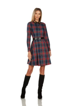 TRACY EMBROIDERED COLLAR TARTAN DRESS -Clothing Promotion Store 139 6 e4a18742 b8ca 4e55 bb63 5b24224af5cf