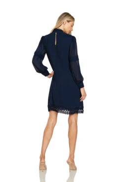 THEODORA SHIFT DRESS NAVY BLUE -Clothing Promotion Store 141 3