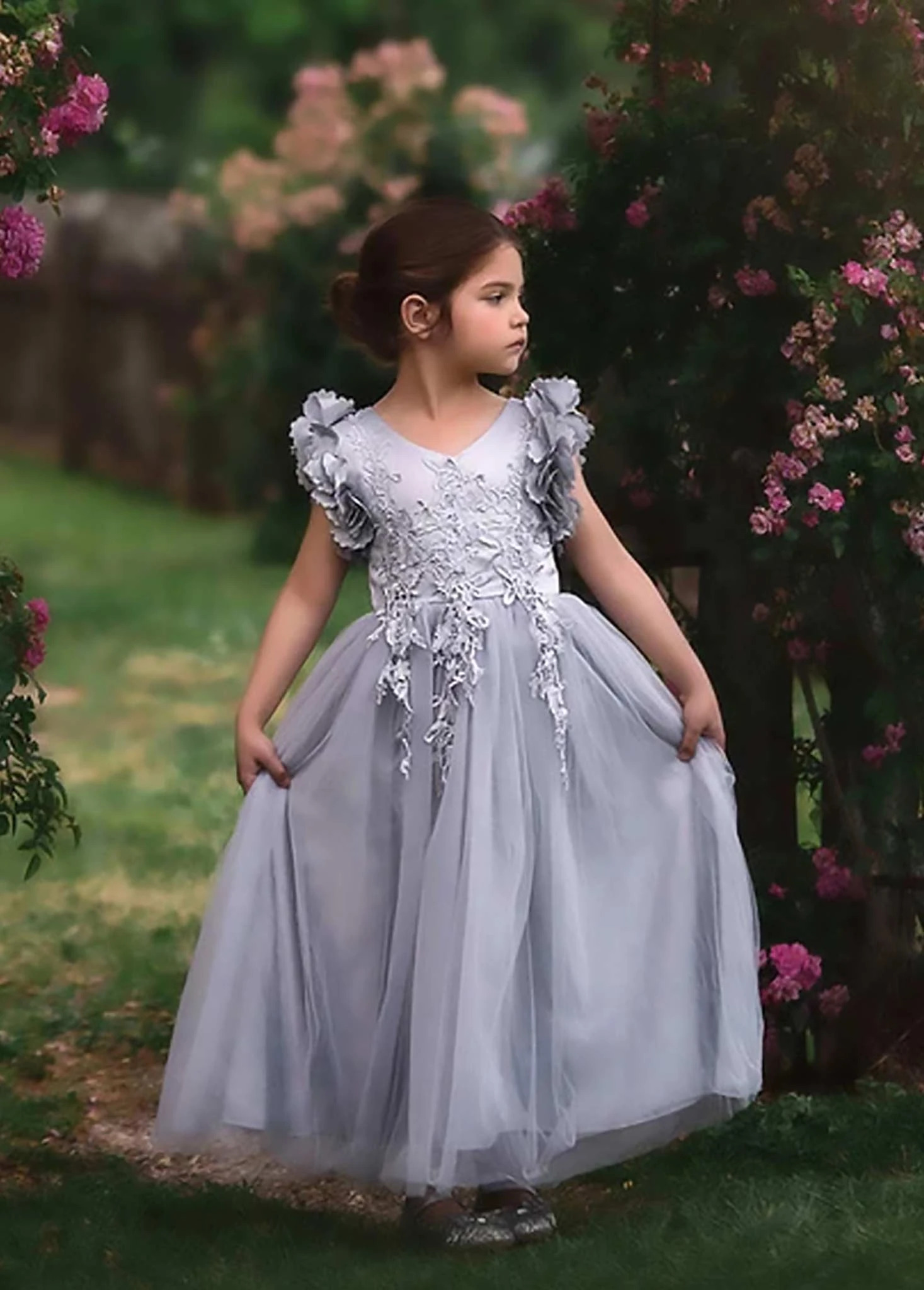 BIANCA GOWN SILVER 3 BIANCA GOWN SILVER