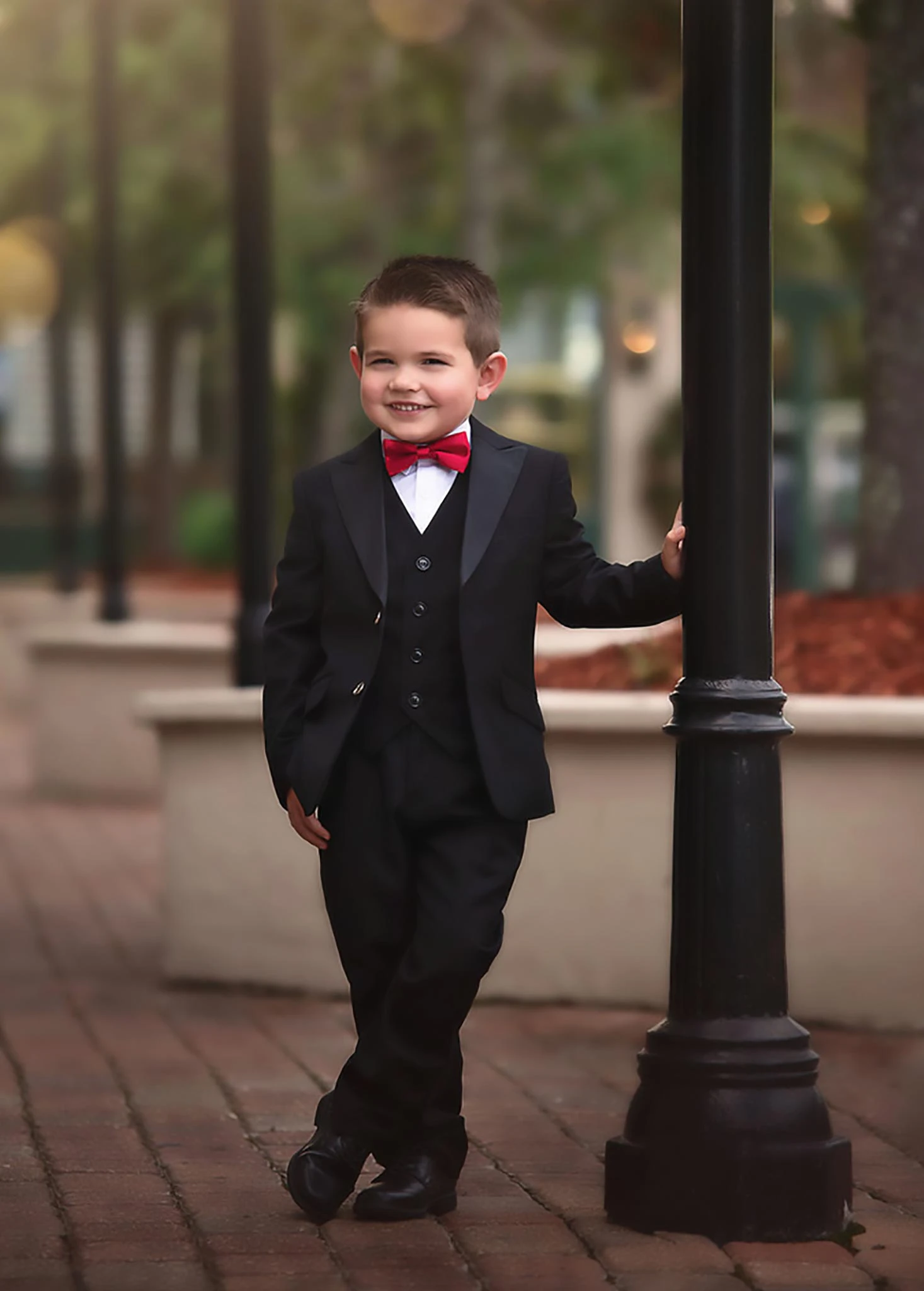 BOYS SAVILLE ROW BLACK TUXEDO 3PC. SET 3 BOYS SAVILLE ROW BLACK TUXEDO 3PC. SET