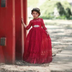 BELLA RAFAELA GOWN & BELT CRIMSON -Clothing Promotion Store 1 4bf40819 58ab 482c abf6 5149d1438338