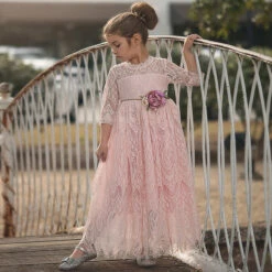 BELLA RAFAELA GOWN & BELT SET PINK -Clothing Promotion Store 1 a895574b 9dc4 4ceb 9595 f710c02cc9d7