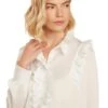 CASSANDRA BLOUSE WINTER WHITE -Clothing Promotion Store 208