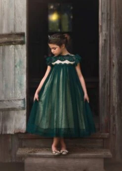 Clothing Promotion Store 36 ADRIANA DRESS EMERALD