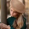 CELESTE BERET CAMEL -Clothing Promotion Store 211