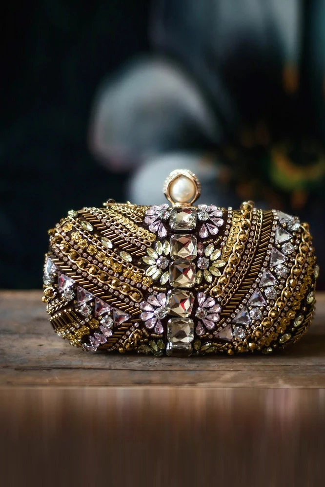 LA JOLLA ANTIGUA JEWELLED CLUTCH 4 LA JOLLA ANTIGUA JEWELLED CLUTCH - Image 3