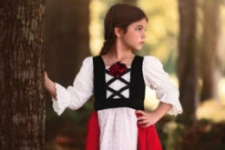 LUXE RED RIDING HOOD DRESS & CAPE SET -Clothing Promotion Store 279 4
