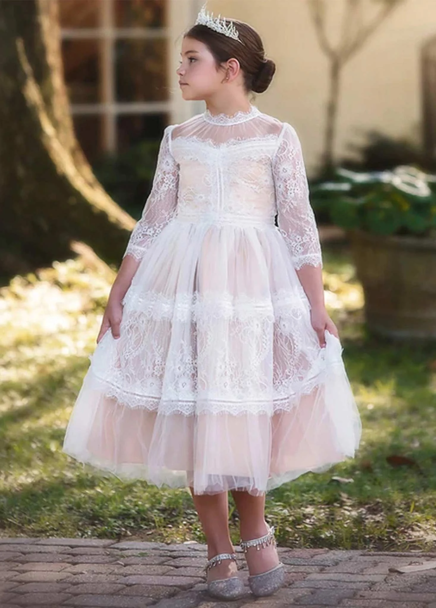 AIMEE DRESS ANTIQUE WHITE 3 AIMEE DRESS ANTIQUE WHITE