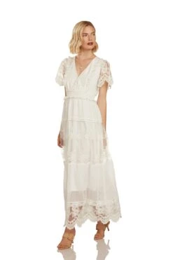 MARJORIE MAXI DRESS WHITE 22 MARJORIE MAXI DRESS WHITE -Clothing Promotion Store 29 1605 WEB