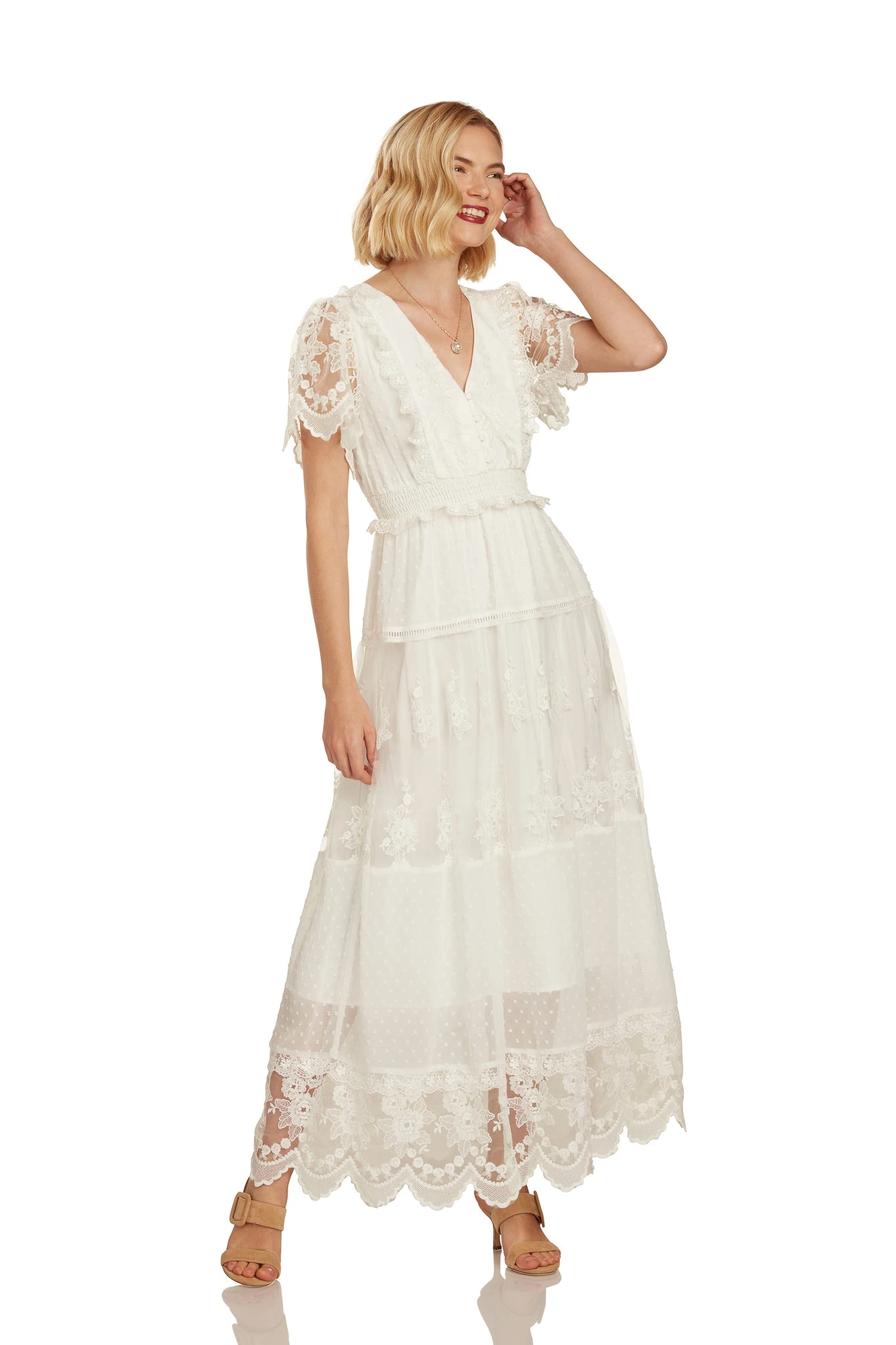 MARJORIE MAXI DRESS WHITE 4 MARJORIE MAXI DRESS WHITE - Image 2