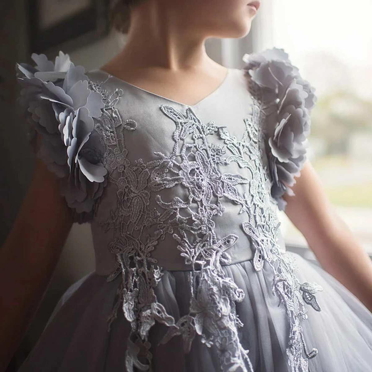 BIANCA GOWN SILVER 7 BIANCA GOWN SILVER - Image 5