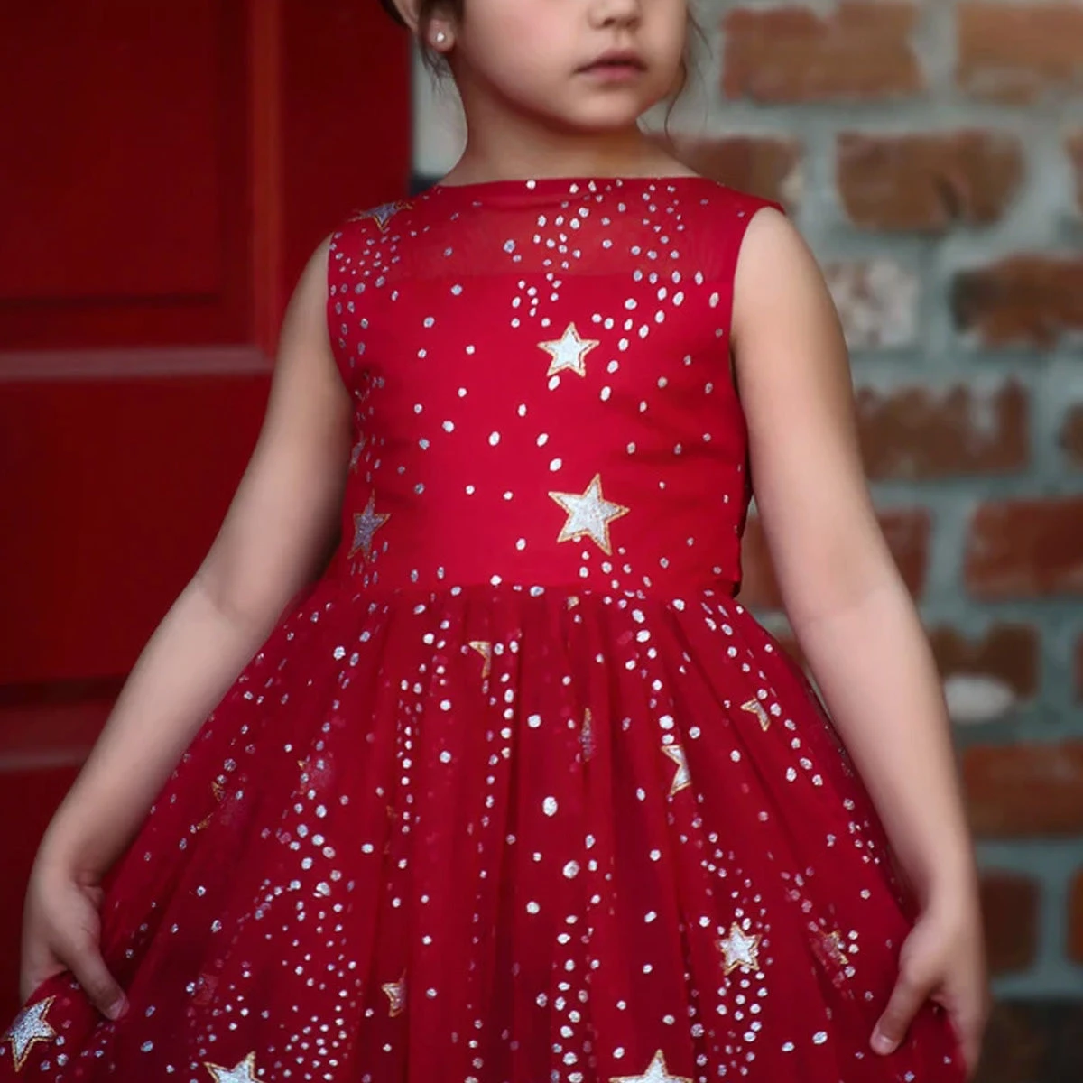 ANTOINETTE GOWN CRIMSON 6 ANTOINETTE GOWN CRIMSON - Image 4