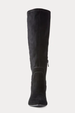 ELEANOR SUEDE BOOT BLACK -Clothing Promotion Store 3 10