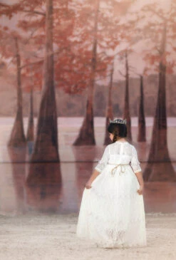 SPLENDOR GOWN & BELT SET IVORY -Clothing Promotion Store 3 3