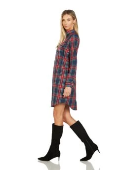 EVE BUTTON FRONT TARTAN SHIRT DRESS -Clothing Promotion Store 318 15dd954e 5f03 4bdb 93de 61466dfbe193