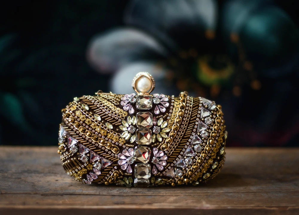 LA JOLLA ANTIGUA JEWELLED CLUTCH 3 LA JOLLA ANTIGUA JEWELLED CLUTCH - Image 2