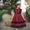 EVERLY DRESS STEWART TARTAN