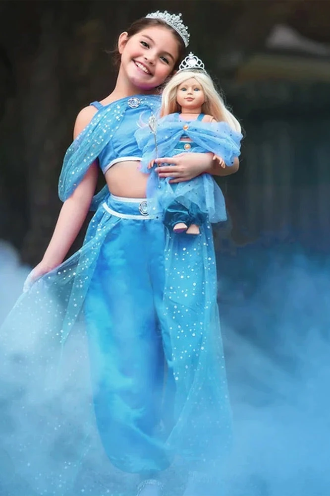 BLUE GENIE DOLL OUTFIT 4 BLUE GENIE DOLL OUTFIT - Image 2