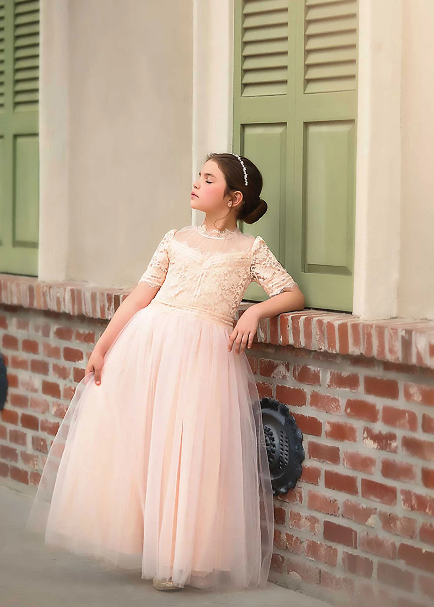 HARMONY GOWN PEACHY PINK 3 HARMONY GOWN PEACHY PINK