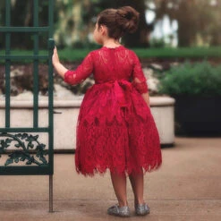 BELLA RAFAELA DRESS & BELT SET-CRIMSON -Clothing Promotion Store 3 574f5dba a91d 4a68 a3b7 4ed871977932