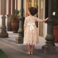 BELLA RAFAELA DRESS & BELT SET-BUTTERSCOTCH -Clothing Promotion Store 3 7b74ac79 ba56 410c 8963 a543eae40d77