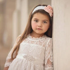 BELLA RAFAELA DRESS & BELT SET- ANTIQUE WHITE -Clothing Promotion Store 3 ca953537 6284 4595 a2d2 b785d22a25a9