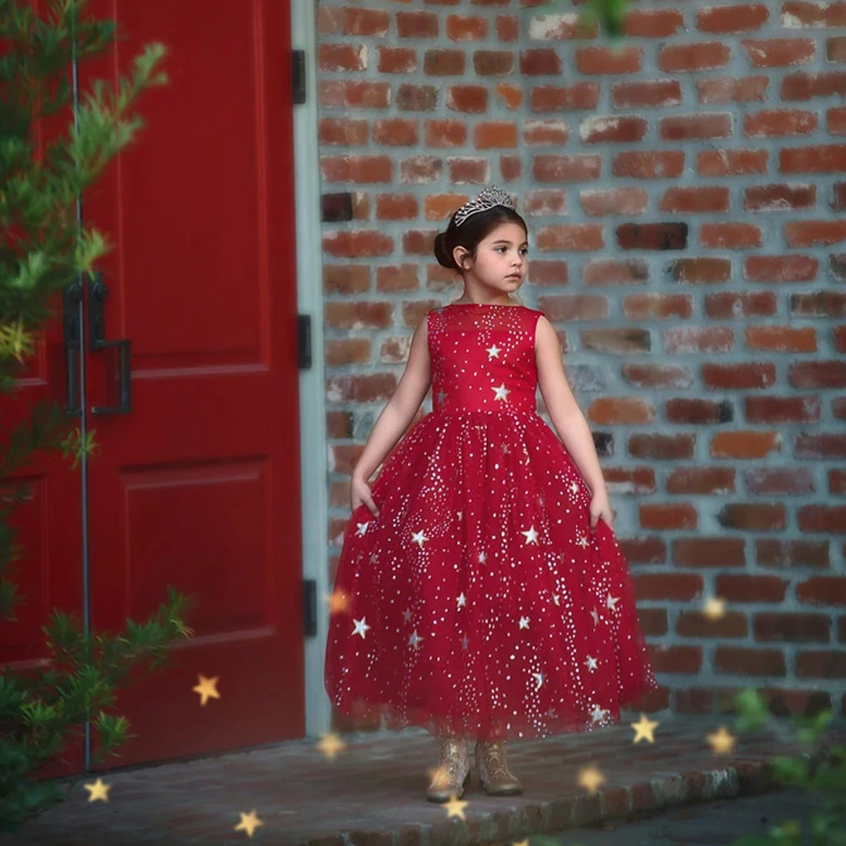 ANTOINETTE GOWN CRIMSON 7 ANTOINETTE GOWN CRIMSON - Image 5