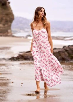 ALEXA MAXI DRESS PINK FLORAL -Clothing Promotion Store 40 03026e74 451f 4c18 9a7d 00f1d0fe0f75