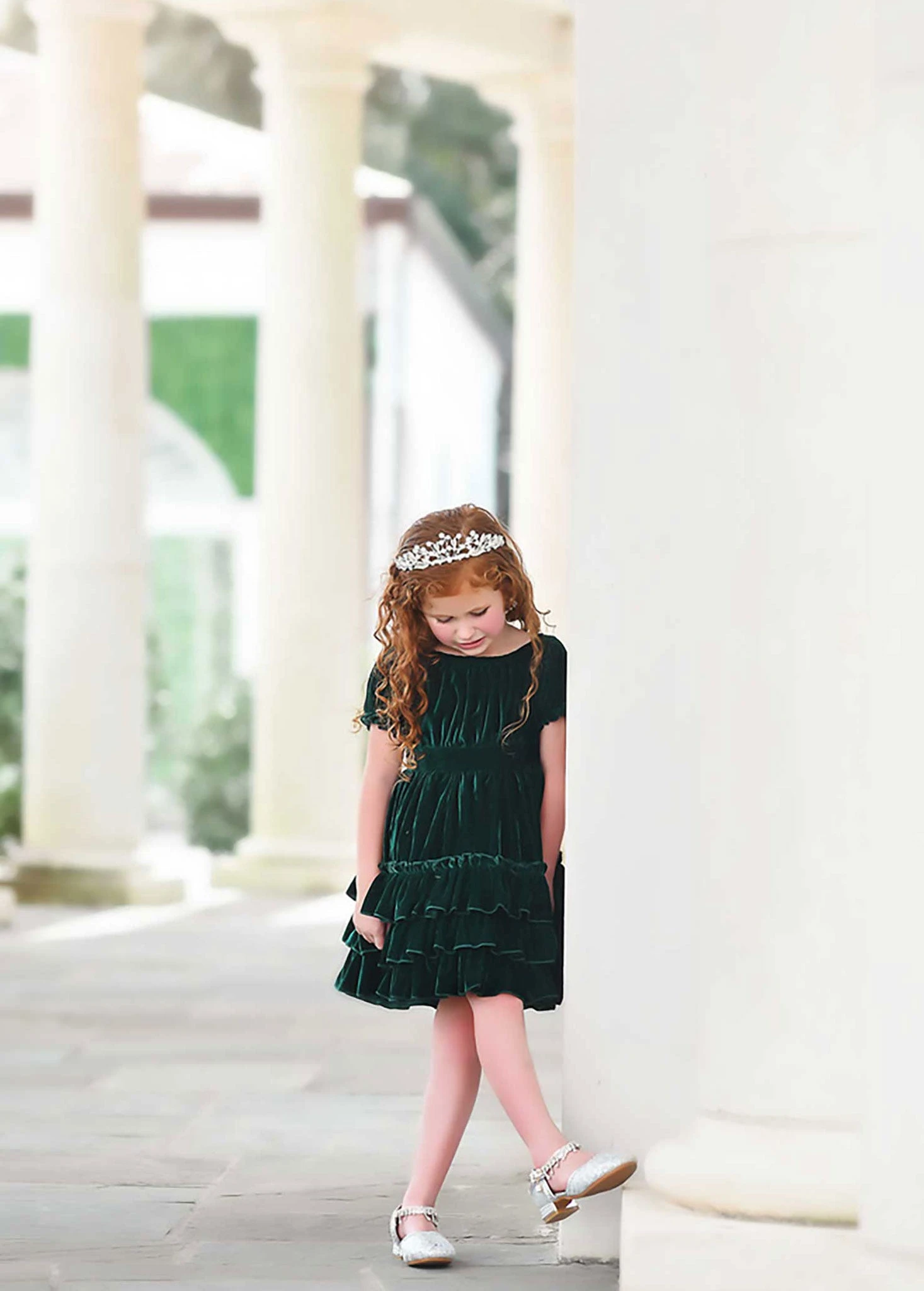 HOLLY DRESS EMERALD 3 HOLLY DRESS EMERALD