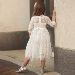 BELLA RAFAELA DRESS & BELT SET- ANTIQUE WHITE -Clothing Promotion Store 4 44a391f0 6d28 43b4 b711 067e2b658342