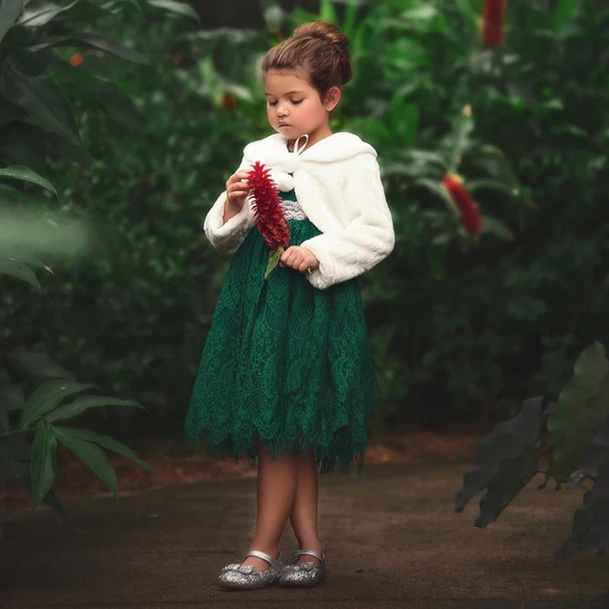 BELLA RAFAELA DRESS & BELT SET-EMERALD 8 BELLA RAFAELA DRESS & BELT SET-EMERALD - Image 6