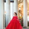 MARIPOSA GOWN CRIMSON