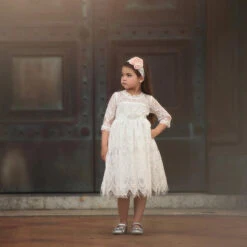 BELLA RAFAELA DRESS & BELT SET- ANTIQUE WHITE -Clothing Promotion Store 5 2768b6df 68a5 4863 812e 72aade89f2ba