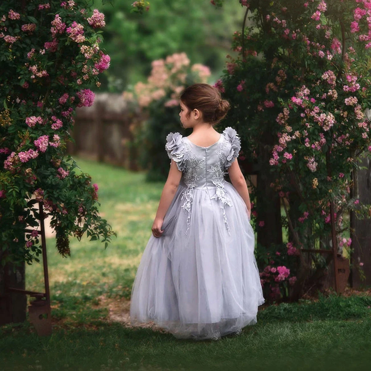 BIANCA GOWN SILVER 9 BIANCA GOWN SILVER - Image 7