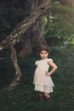 OLIVIA DRESS BUTTERSCOTCH