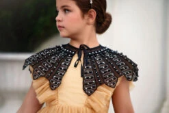 HENRIETTA JEWELED CAPE BLACK -Clothing Promotion Store 61 1