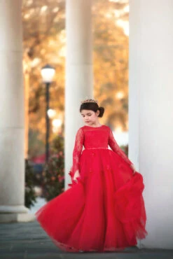 MARIPOSA GOWN CRIMSON -Clothing Promotion Store 64 4