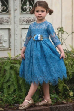 BELLA RAFAELA DRESS & BELT SET CAROLINA BLUE -Clothing Promotion Store 79 4c6d7713 57cd 4d4d aa24 03542d525a4f