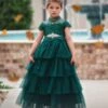 ARIANA GOWN & BELT SET EMERALD