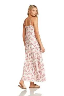 ALEXA MAXI DRESS PINK FLORAL -Clothing Promotion Store AlexaDressPinkFloral 1050 WEB
