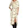 LEA BUTTON DOWN MAXI DRESS EQUESTRIAN PRINT -Clothing Promotion Store BlakesleyDressEquestrianPrint 1482 WEB