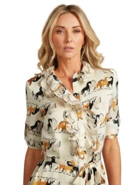 Clothing Promotion Store -Clothing Promotion Store BlakesleyDressEquestrianPrint 1492 WEB