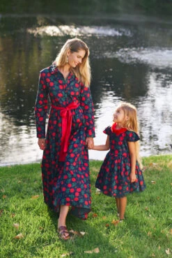 CONSTANCE MAXI DRESS NAVY ROSE FLORAL -Clothing Promotion Store DSC02741