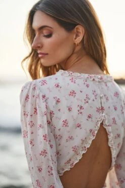 GRACE MINI DRESS PINK FLORAL -Clothing Promotion Store DSC02828