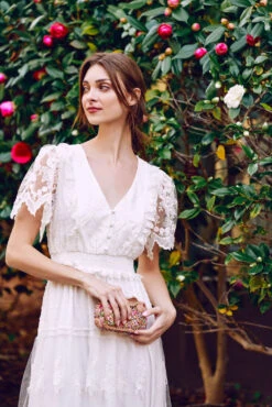 MARJORIE MAXI DRESS WHITE 25 MARJORIE MAXI DRESS WHITE -Clothing Promotion Store DSC06456