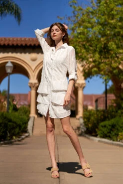 LAURETTE DRESS WHITE -Clothing Promotion Store DSC07892