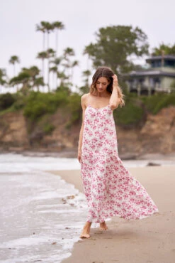 ALEXA MAXI DRESS PINK FLORAL -Clothing Promotion Store DSC08895